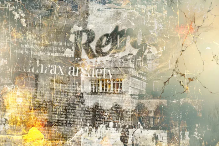 Kulik, Rafal: Collage Abstraction Art Vintage 80