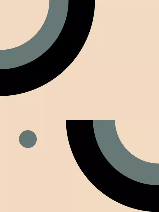 Kulkarni, Nilesh: Gris Rose Noir - Abstraction Minimaliste