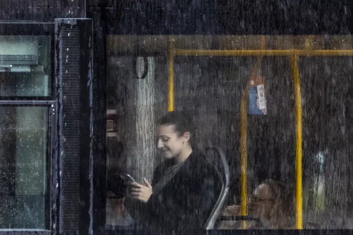 Melis, Maria Alberto: Fenster im Regen 86