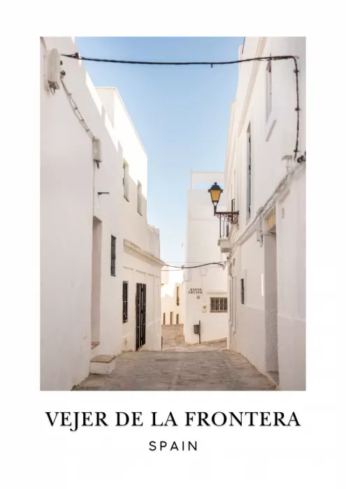 Zwart, Raisa: Vejer de La Frontera Spain Travel poster