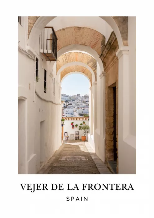 Zwart, Raisa: Vejer de la Frontera Espagne affiche de voyage