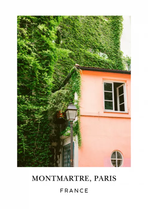 Zwart, Raisa: Montmartre Travel poster