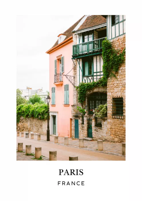 Zwart, Raisa: Montmartre Paris Travel poster