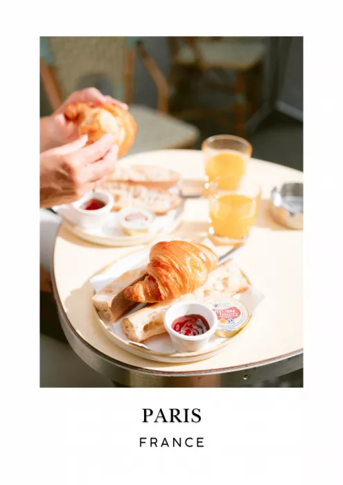 Zwart, Raisa: Parigi Croissant Manifesto di viaggio