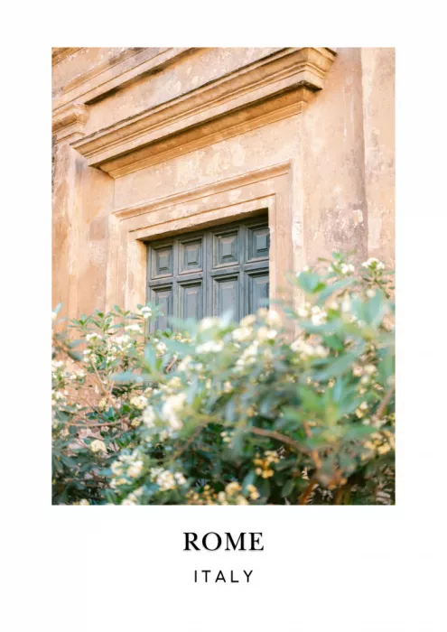 Zwart, Raisa: Trastevere Rome Travel poster