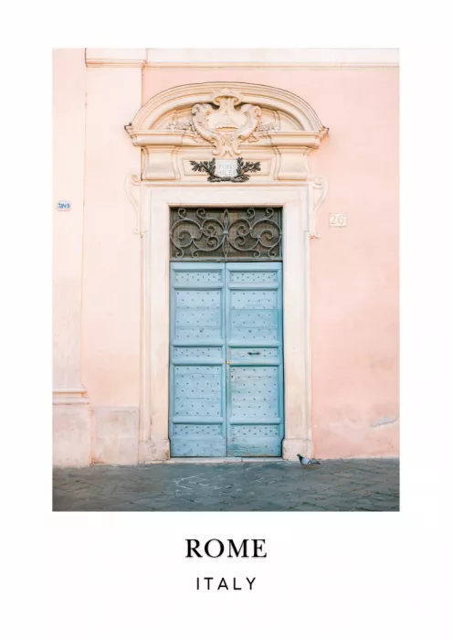 Zwart, Raisa: Trastevere Rome Travel poster