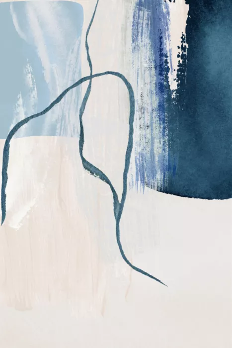 Moss, Ann Sally: Soft and Blue 1