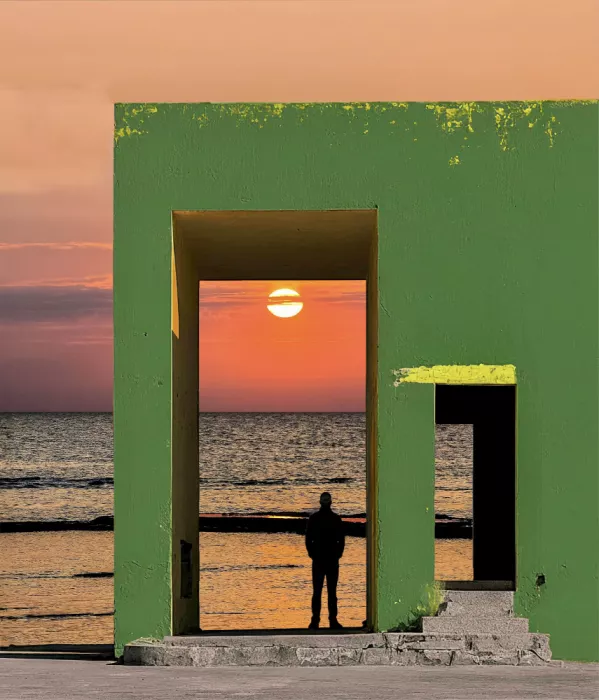Orbach, Arnon: Sunset - Acre