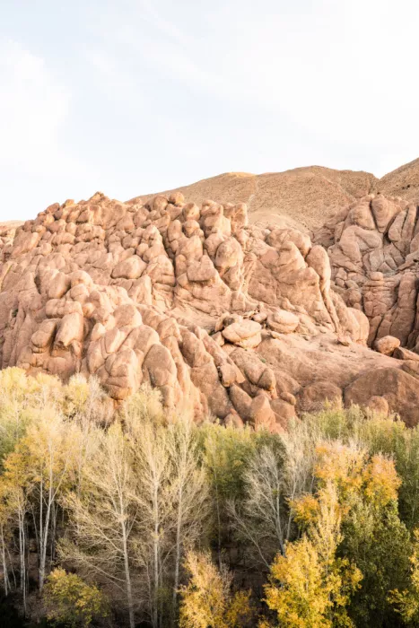 Photolovers: Autumn at Monkey Fingers, rocks in the Dadès Gorge in Morocco