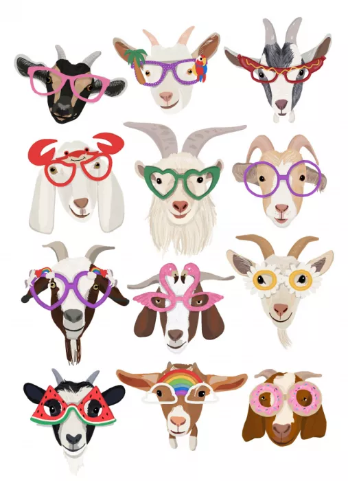 Melin, Hanna: Goats In Glasses Hr