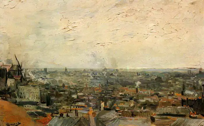 Gogh, Vincent van: View of Paris from Montmartre