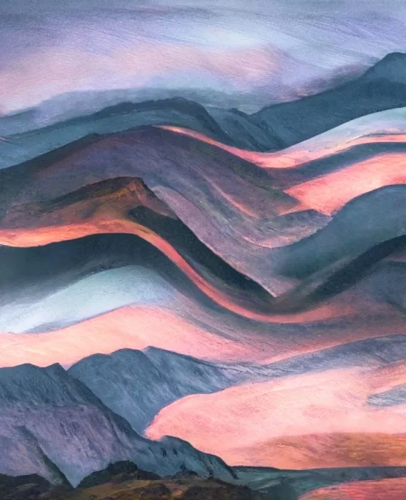 Wechsler, Robin: Sunset in Santa Fe
