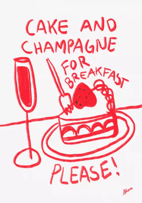 Fritsch, Athene: Cake and Champagne