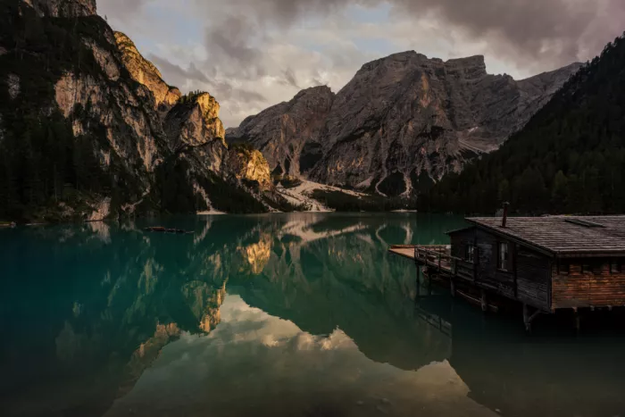 Tagliarino, Marco: Coucher de soleil à Braies