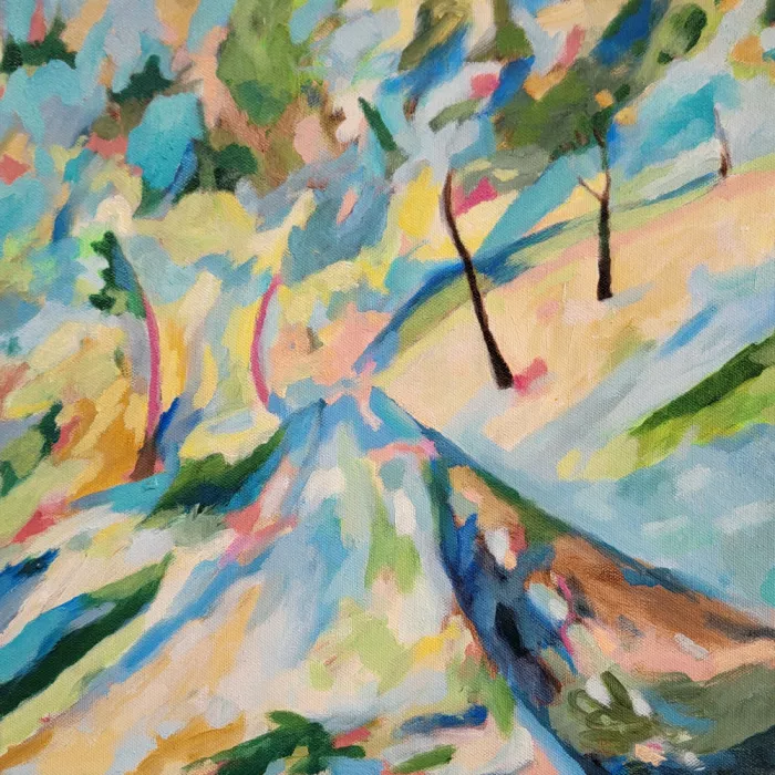 Whitehead, Claire: Abstrakte Landschaft Lower Road 2025
