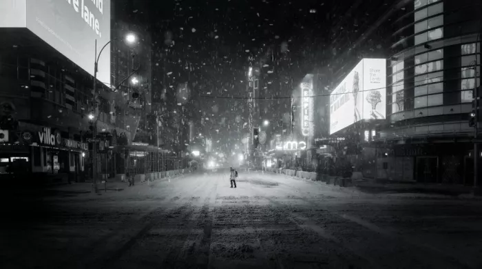la, De Javier: Snowy NYC