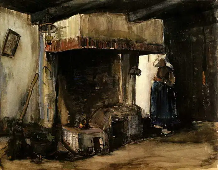 Gogh, Vincent van: La femme à la cheminée