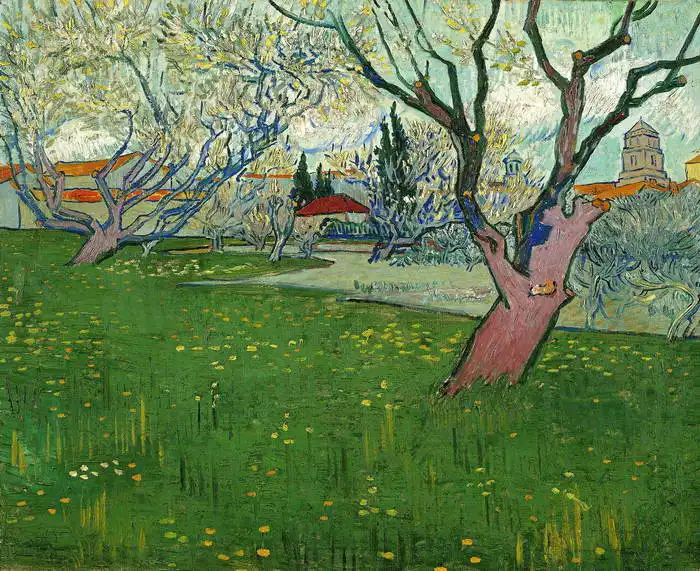 Gogh, Vincent van: Flowering Garden at Arles