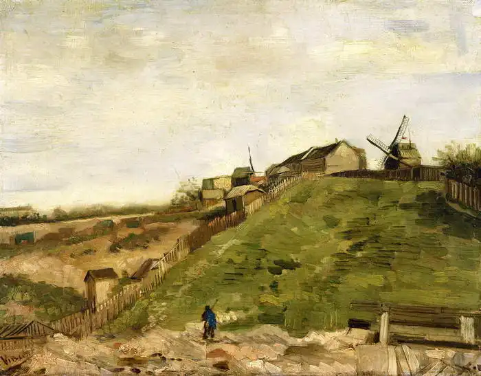 Gogh, Vincent van: Pohle sur Montmartre