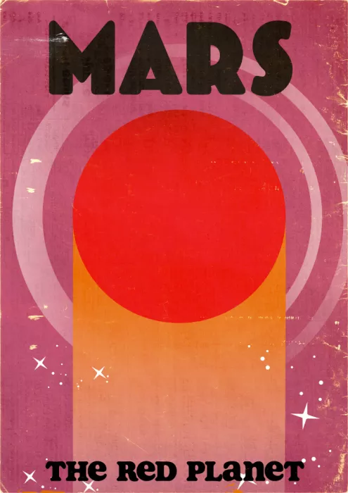 Nicholas: Mars Art spatial vintage ancien