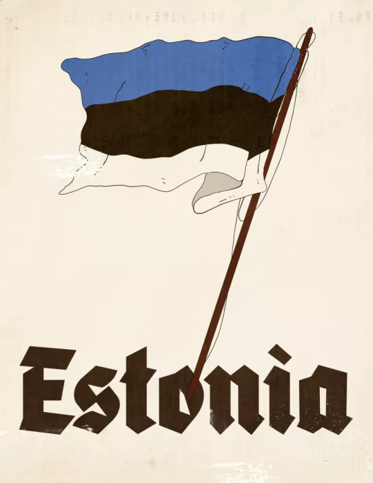 Nicholas: Affiche de voyage soviétique estonienne