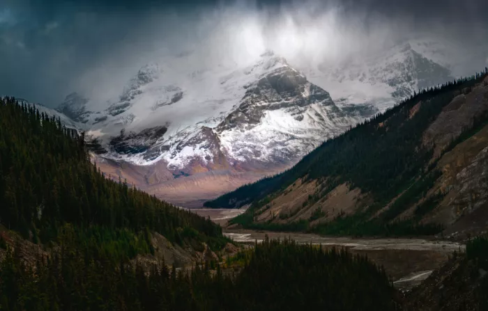 Li, Bing: Un moment pluvieux à Columbia Icefield