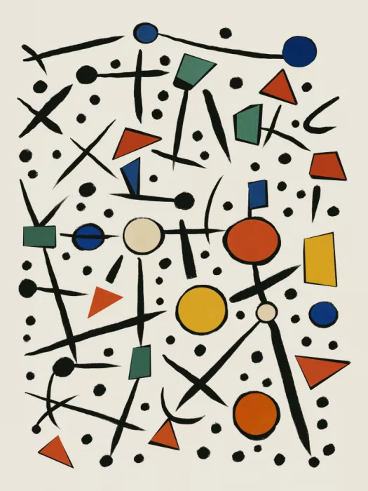 Dean, Little: Compositions géométriques de formes et de lignes