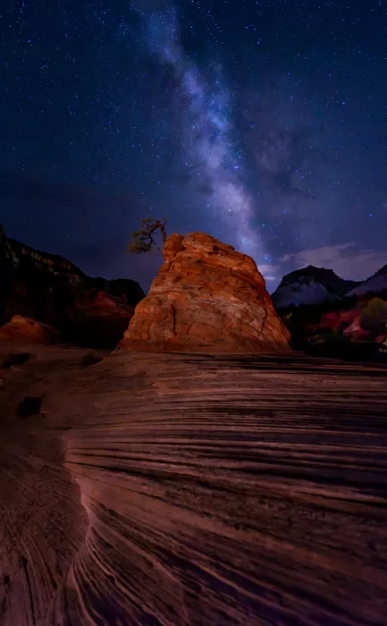 Fischer, Jie: The Milky Way on Zion Park