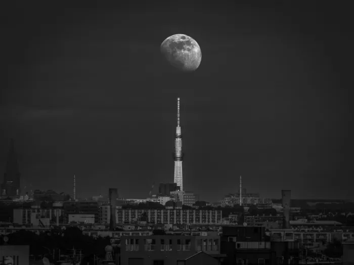 sirou.minami: Mond und Skytree
