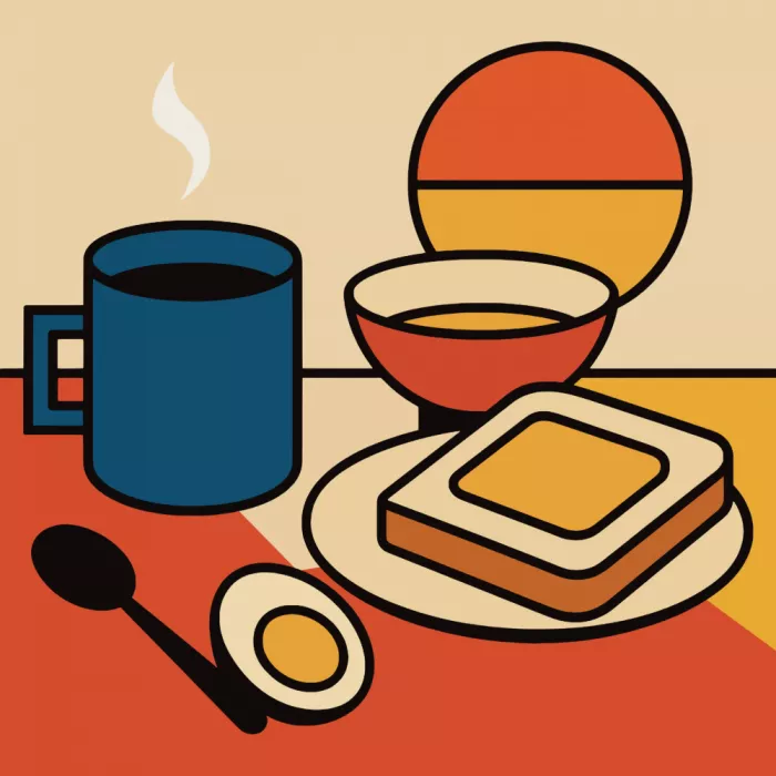Dean, Little: Composition de petit-déjeuner Bauhaus