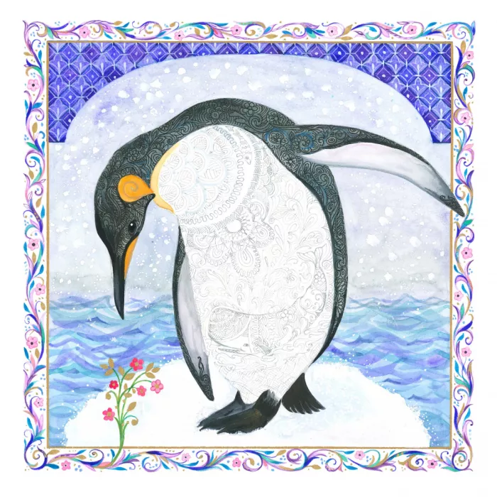 Brent, Isabelle: Penguin and Flower
