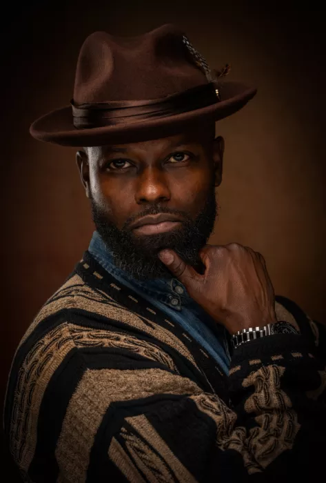 Zhao, Emma: M.A. in Brown Hat III