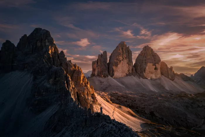 Li, Bing: Matin aux Dolomites