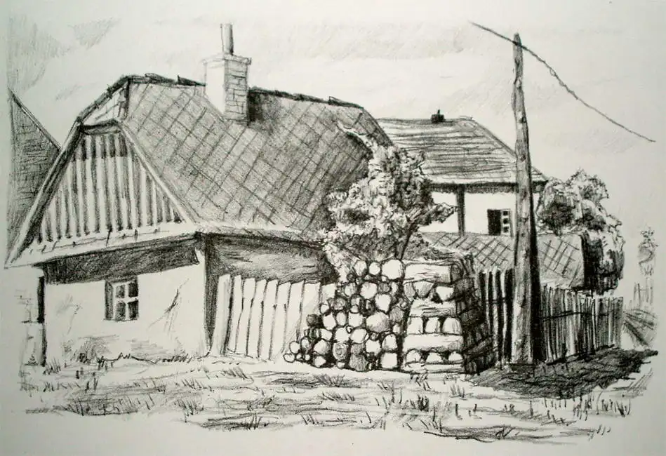 Kanda, Petr: Cottage somewhere in southern Moravia