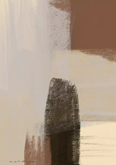 Kulkarni, Nilesh: Matière | Peinture abstraite terrestre