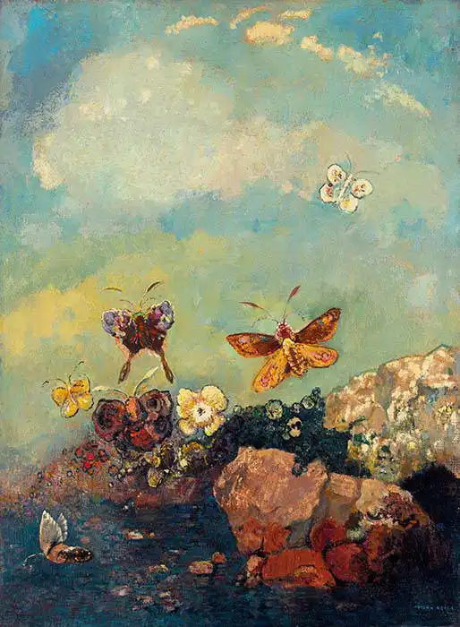 Redon, Odilon: Butterflies