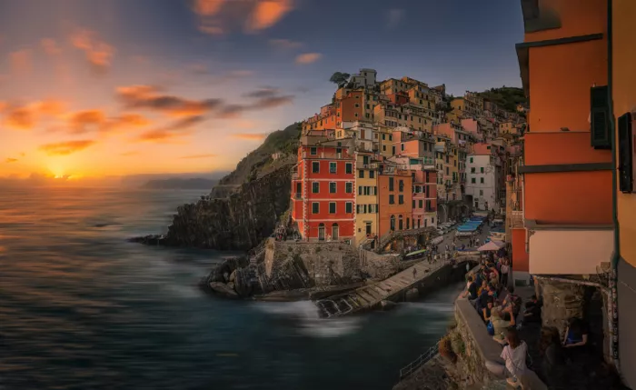 Jacobs, Lydia: Sunset Over Riomaggiore