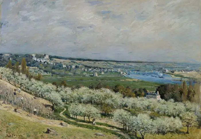 Sisley, Alfred: Pole for Saint-Germain, Spring