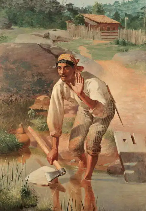 Almeida Júnior, José: When grinding
