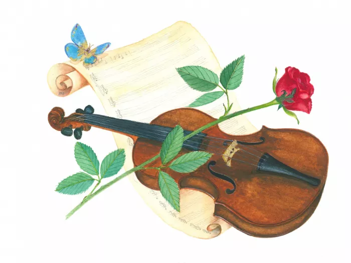 Brent, Isabelle: Violon et Rose 2