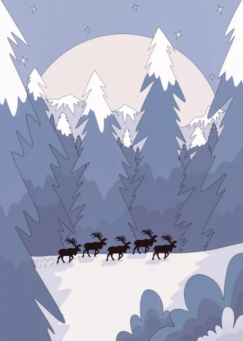 Wade, Stephen: Reindeer walk