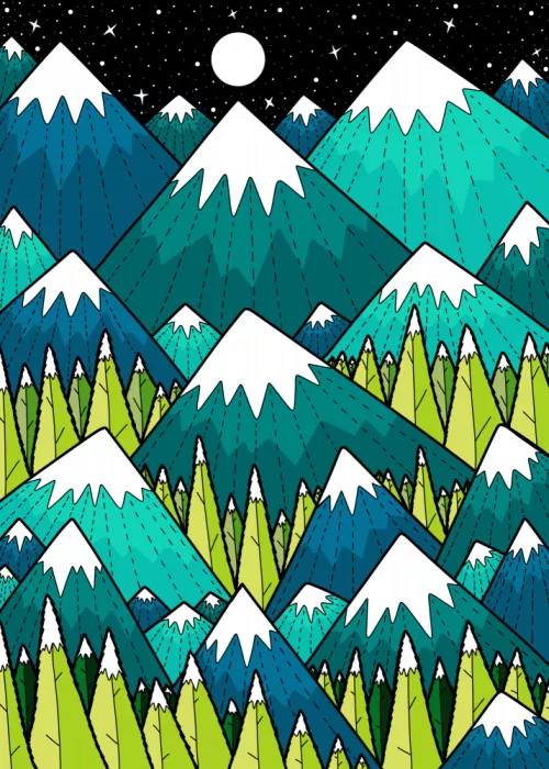 Wade, Stephen: Winter mountains