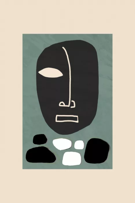 cartissi: Neo-Cubist Abstract Portrait 1