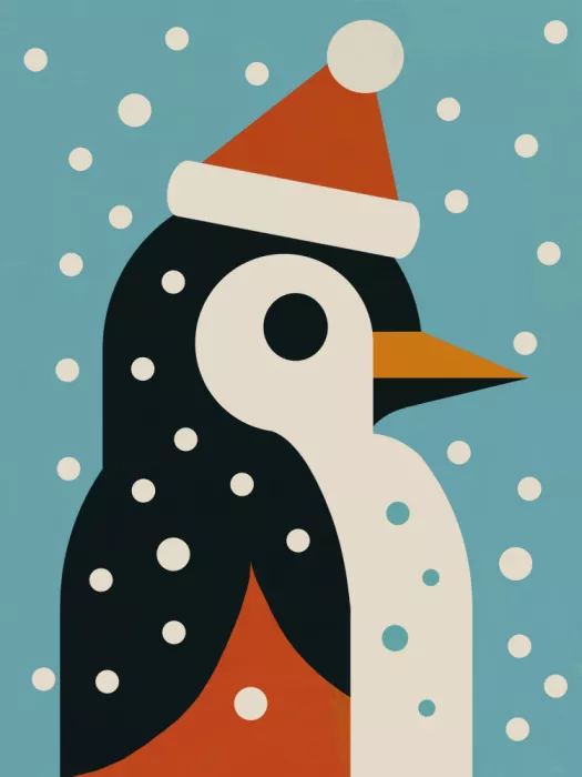 Dean, Little: Pingouin au bonnet de Père Noël