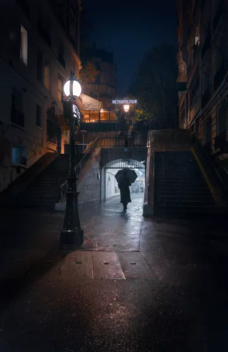 la, De Javier: París aus Schatten