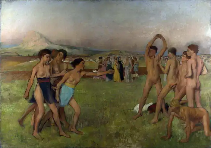Degas, Edgar: Jeunes Spartiates