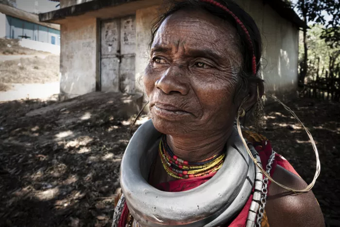 Molina, Elena: Gadhaba woman at Onkudelli weekly market, Odisha