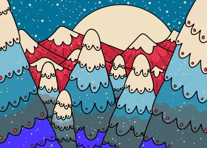 Wade, Stephen: Blue forest snow
