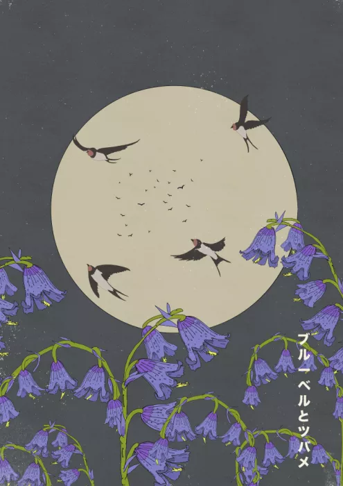 Nicholas: Japanese Bluebell Swallows
