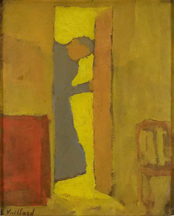 Vuillard, Edouard: La mère de Vuillard ouvre la porte
